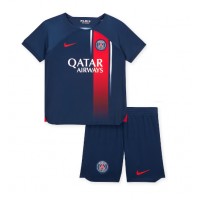 Dječji Nogometni Dres Paris Saint-Germain Domaci 2023-24 Kratak Rukav (+ Kratke hlače)